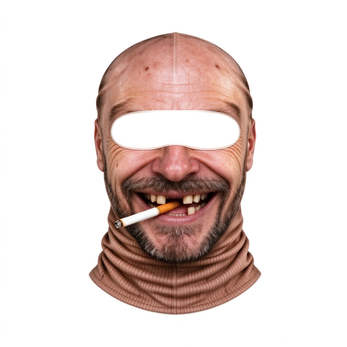 Funny Old Man Face Cover Winter Ski Mask for Outdoor Cosplay Party